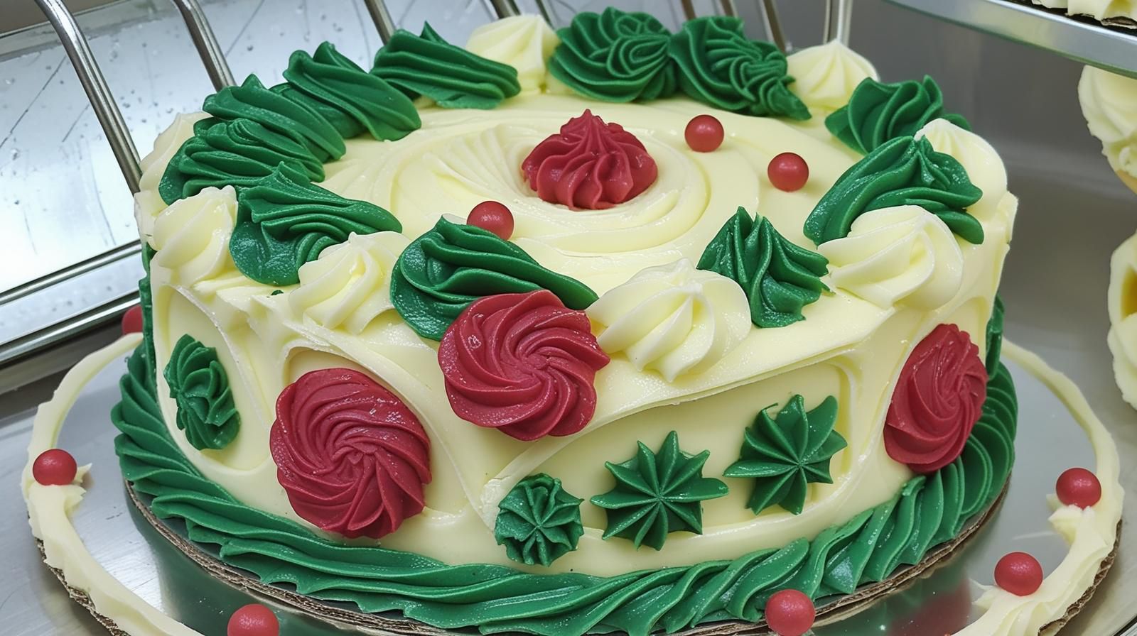 Christmas Vegan Vanilla Cake